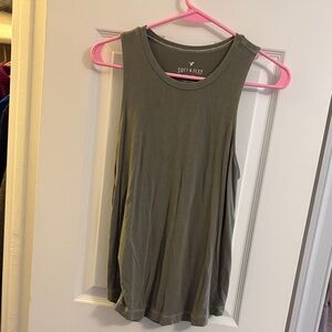 American Eagle Outfitters Olive Tank Top